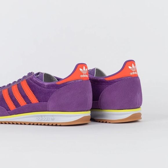 8W - [NEW] Women's adidas SL 72 OG Shoes 'Purple' JI0194 - Picture 4 of 5